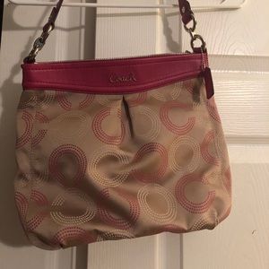 Authentic coach logo purse!